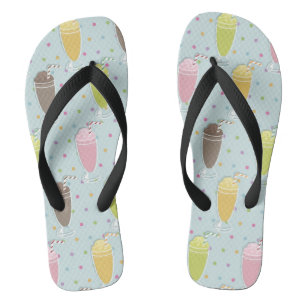 Milkshake Pattern Thongs