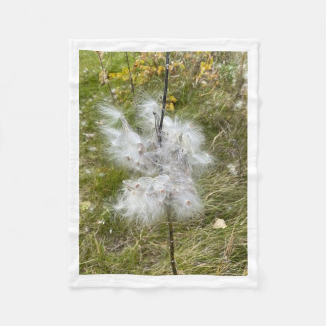 Milkweed | Butterfly | Fleece Blanket (Front)
