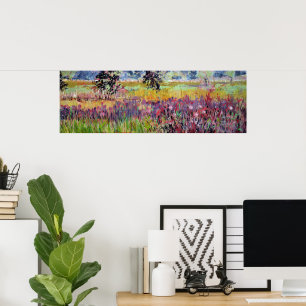 Milkweed Meadow Painting / Artist Larry Lerew Poster