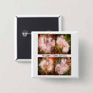 Milkweed   Sangria 15 Cm Square Badge