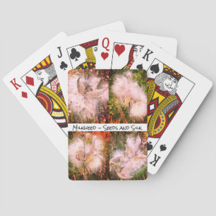 Milkweed   Sangria Playing Cards