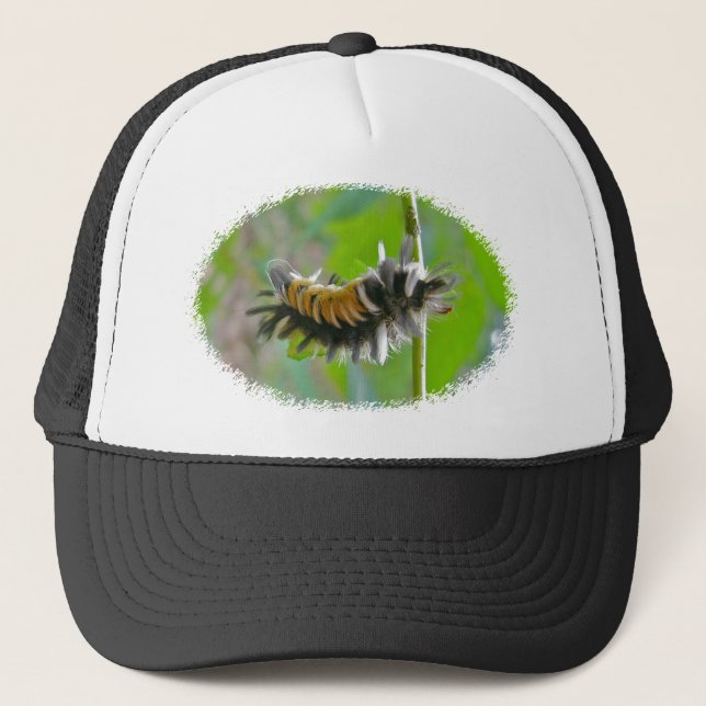 Milkweed Tussock Moth Caterpillar Items Trucker Hat (Front)