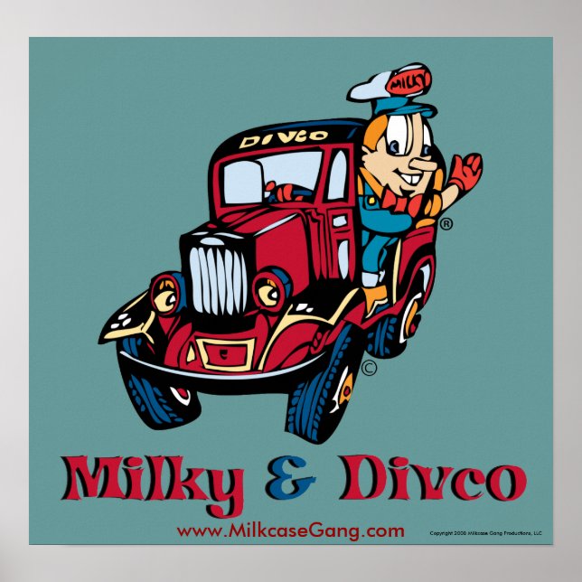 Milky and Divco Poster (Front)