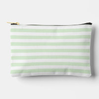 Milky Jade Green Medium Striped