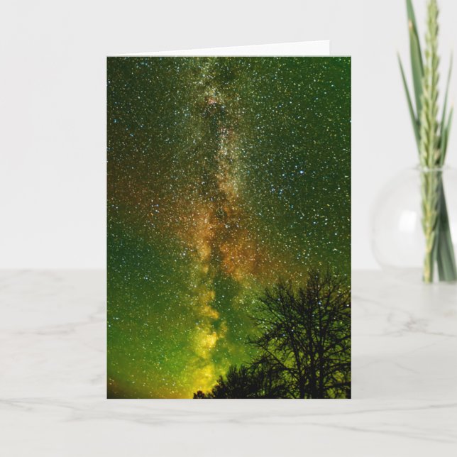 Milky Way & Aurora Borealis | Ontario Canada Card (Front)