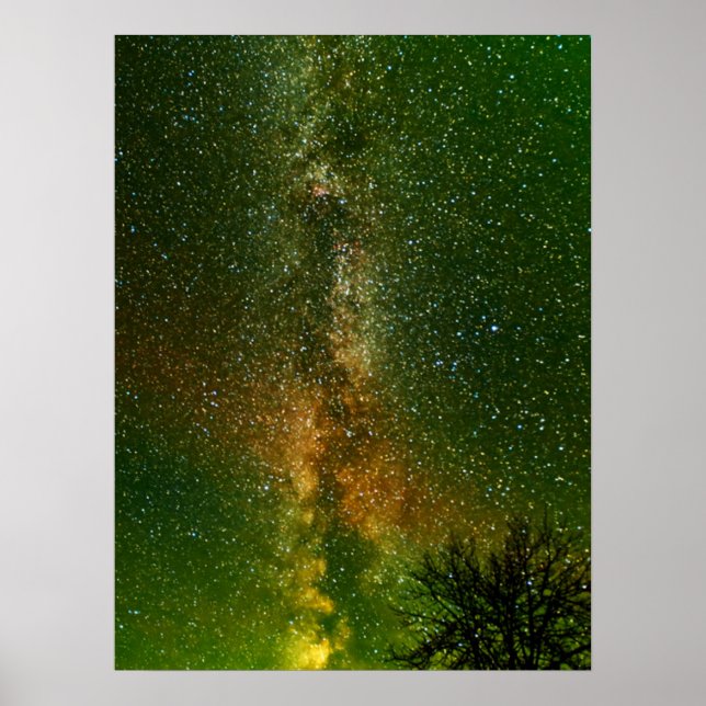 Milky Way & Aurora Borealis | Ontario Canada Poster (Front)