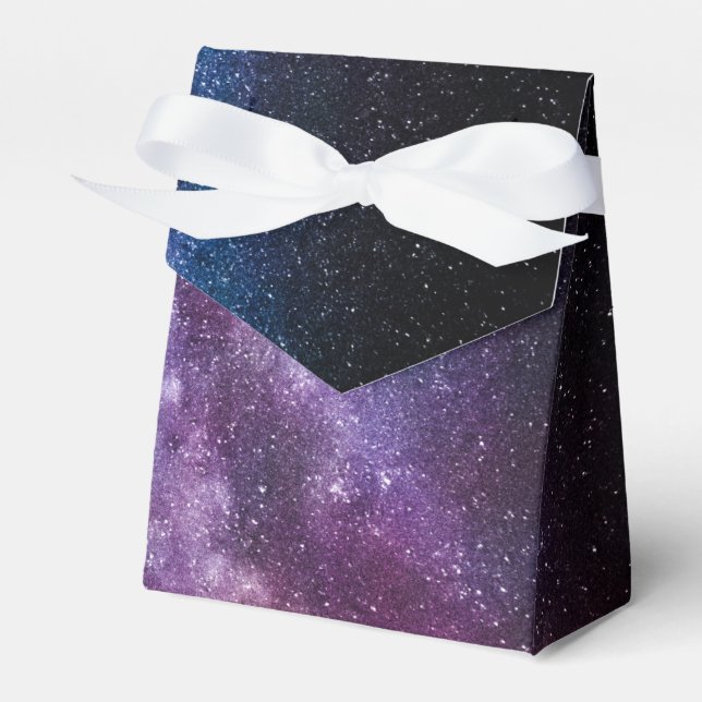 Milky way bright colors favour box (Front Side)