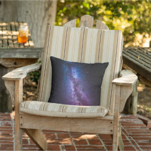 Milky way bright colours cushion