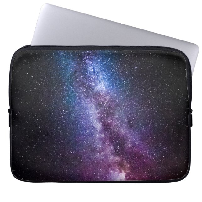 Milky way bright colours laptop sleeve (Front)