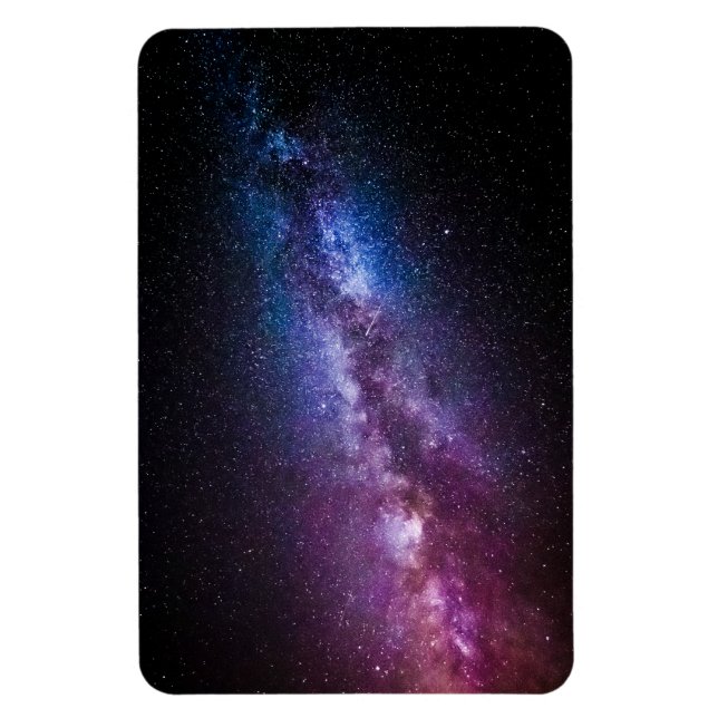 Milky way bright colours magnet (Vertical)