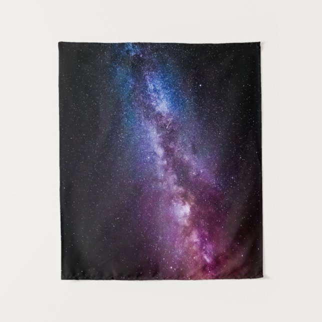 Milky way bright colours tapestry (Front)
