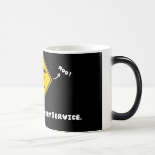 ​"Milky Way Delivery" Cow Abduction Funny Magic Mug