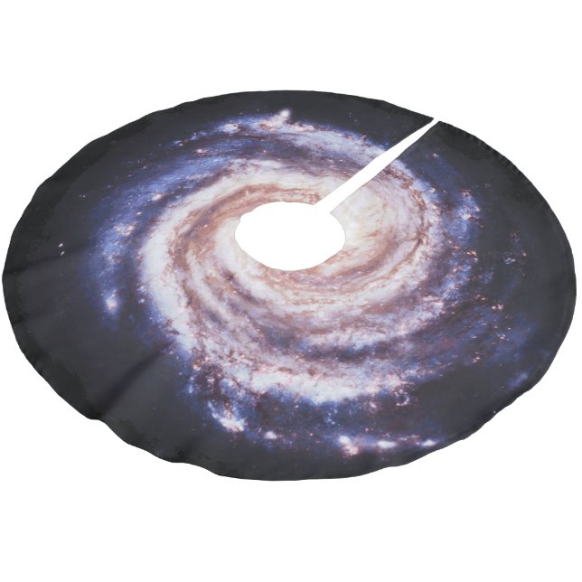 Milky Way Galaxy Brushed Polyester Tree Skirt (Angled)