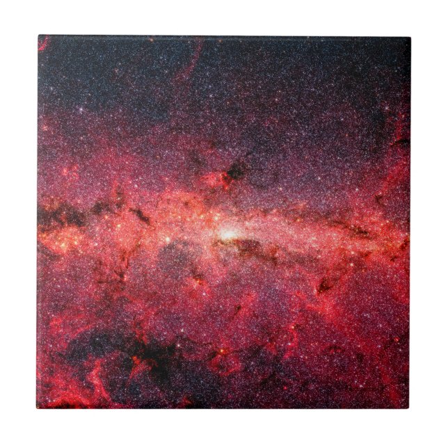 Milky Way Galaxy Ceramic Tile (Front)