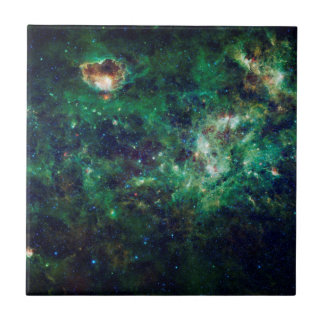 Milky Way galaxy Cosmic Space Ceramic Tile