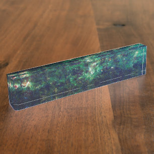 Milky Way galaxy Cosmic Space Nameplate