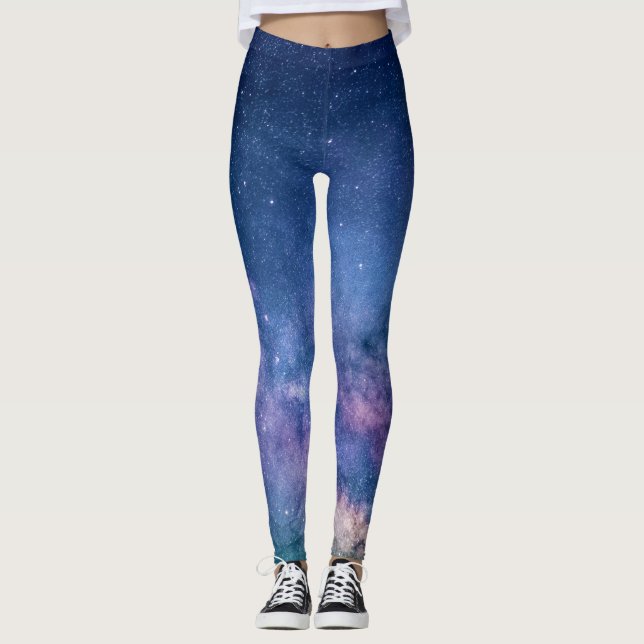 Milky Way Galaxy Leggings (Front)