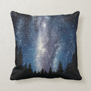 Milky Way Galaxy Painting Pillow
