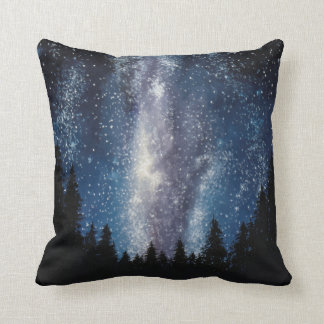 Milky Way Galaxy Painting Pillow