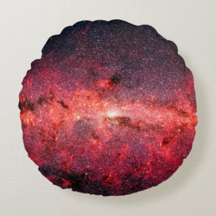 Milky Way Galaxy Round Cushion