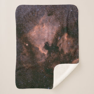 Milky way galaxy sherpa blanket