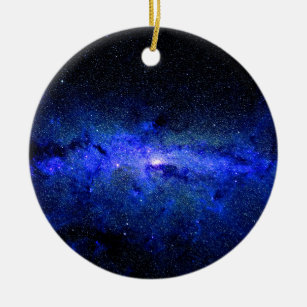 Milky Way Galaxy Space Photo Ceramic Ornament