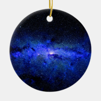 Milky Way Galaxy Space Photo Ceramic Ornament