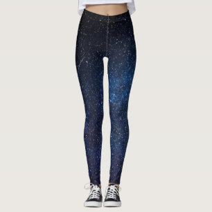 Milky way Galaxy Texture Leggings