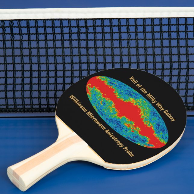 Milky Way Galaxy Veil Over WMAP Universe   Ping Pong Paddle (Insitu)