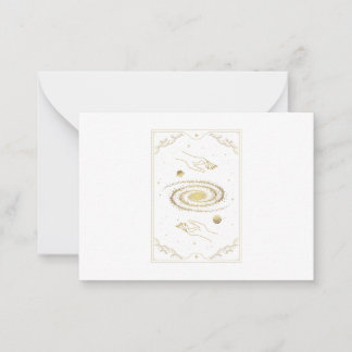 Milky Way Hands Tarot Card