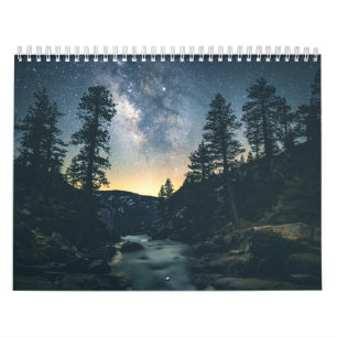 Milky Way Mountain Landscapes Calendar