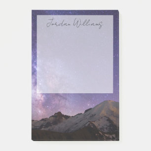 Milky Way & Mt. Rainier   Washington State Post-it Notes