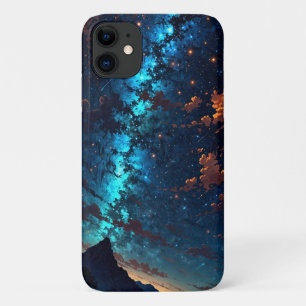 Milky Way Night Sky-Cosmic Starry Design iPhone 11 Case