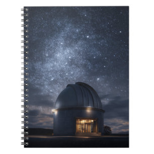 Milky Way Observatory Starry Sky Notebook
