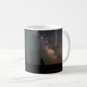 Milky Way Over Firehole Lake Coffee Mug