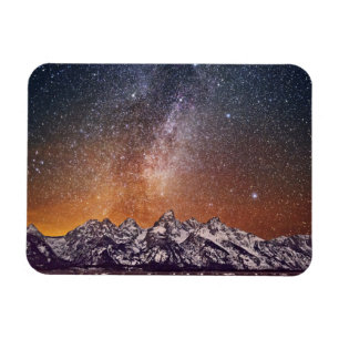 Milky Way over Grand Teton Magnet