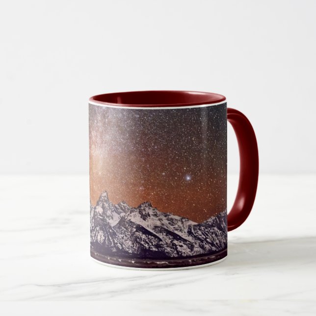 Milky Way over Grand Teton Mug (Front Right)
