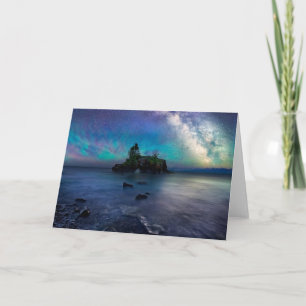 Milky Way over Hollow Rock Card