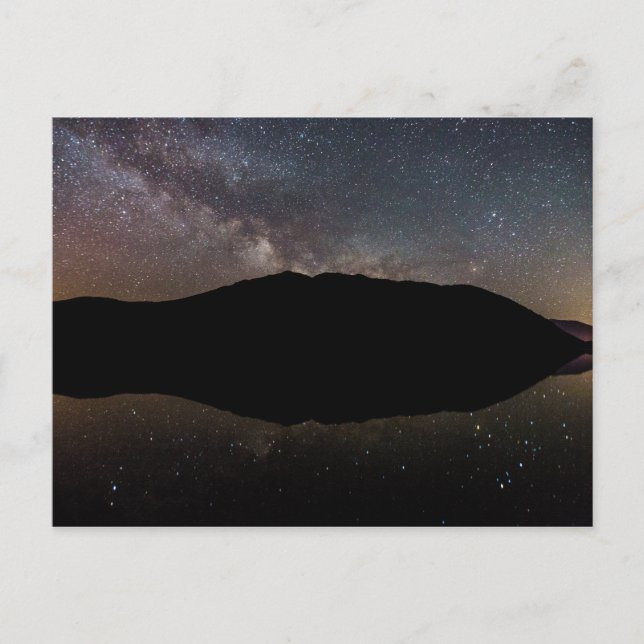 Milky Way over Lake McDonald, Glacier NP Postcard (Front)