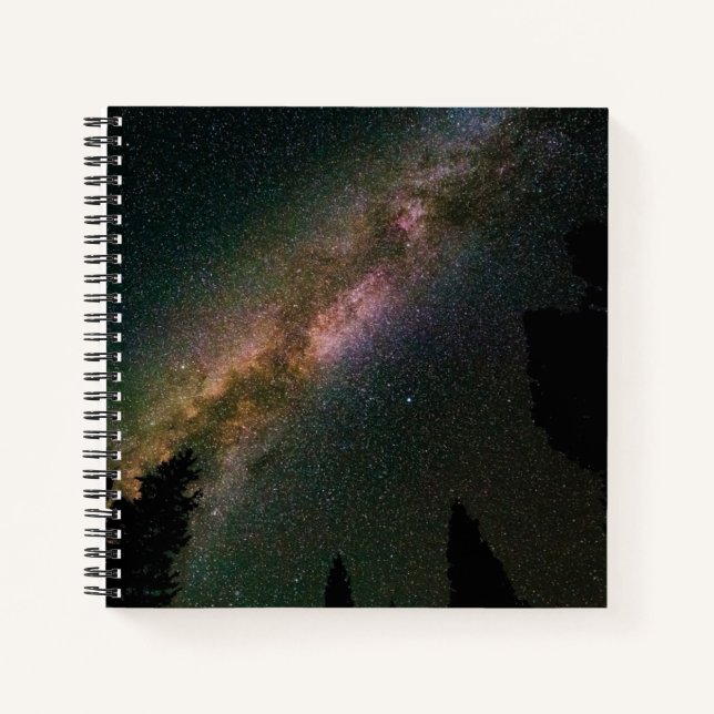 Milky Way Over Lizard Head Pass Notebook (Front)