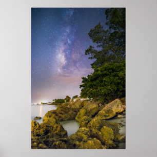 Milky Way over Sanibel Island Poster