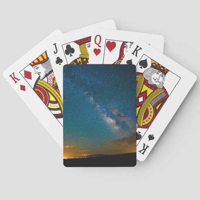 Milky Way over Taos, New Mexico Playing Cards (Back)