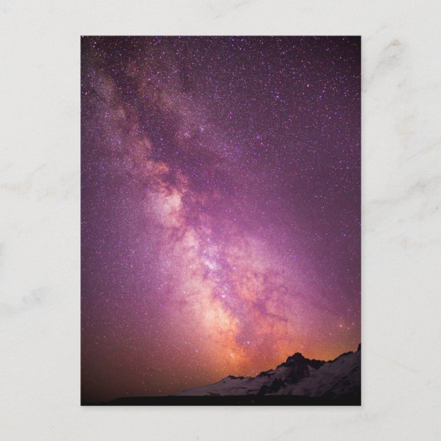 Milky Way | Over the Shoulder of Mt. Rainier Postcard (Front)