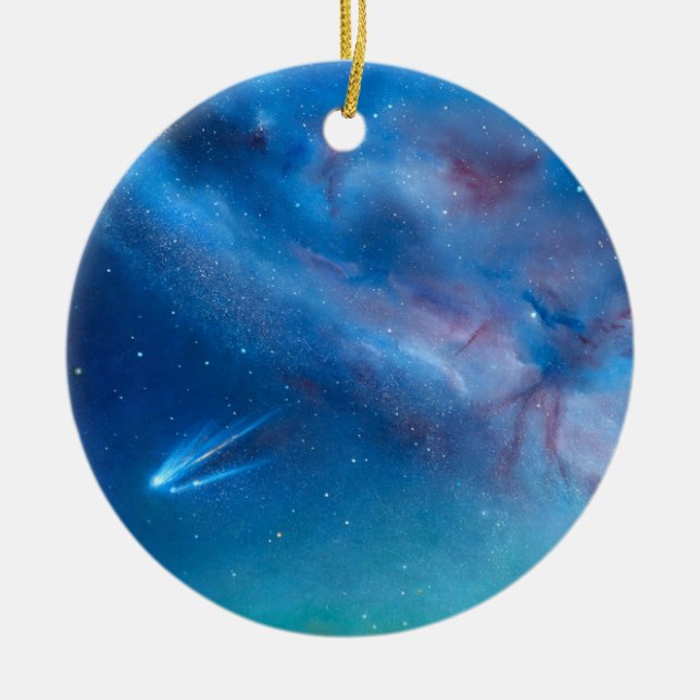 Milky Way Porcelain Ornament (Front)
