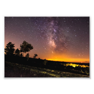 Milky Way seen from Silver Lake, Michigan Photo Print