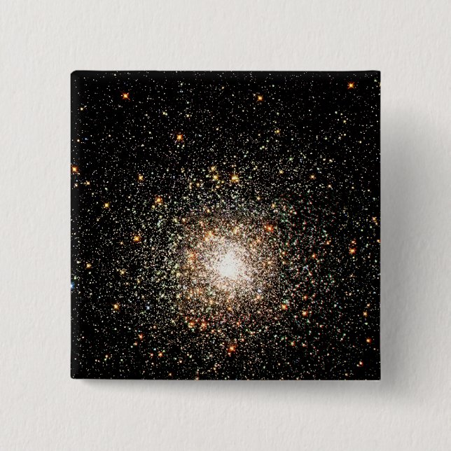 Milky Way Star Cluster 15 Cm Square Badge (Front)