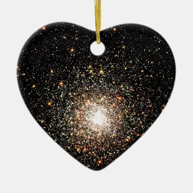 Milky Way Star Cluster Ceramic Tree Decoration (Front)