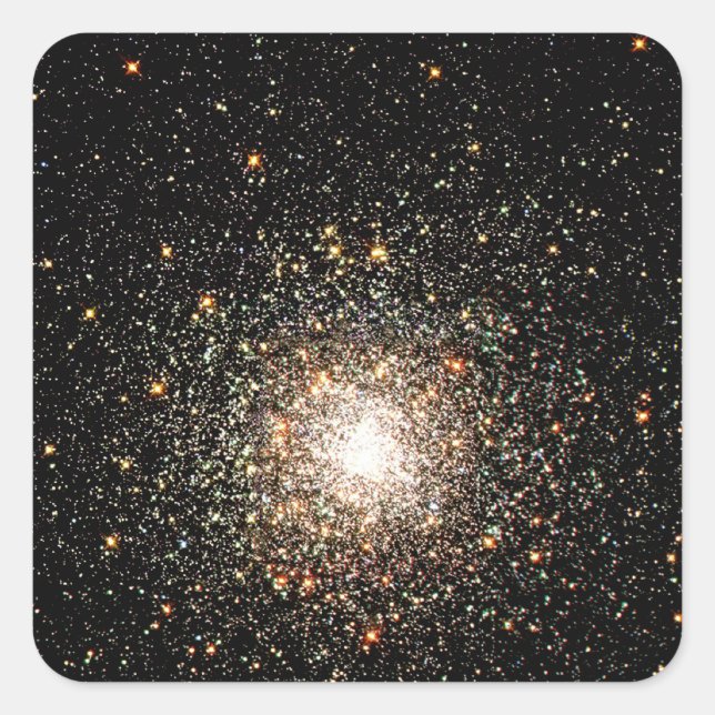 Milky Way Star Cluster Square Sticker (Front)