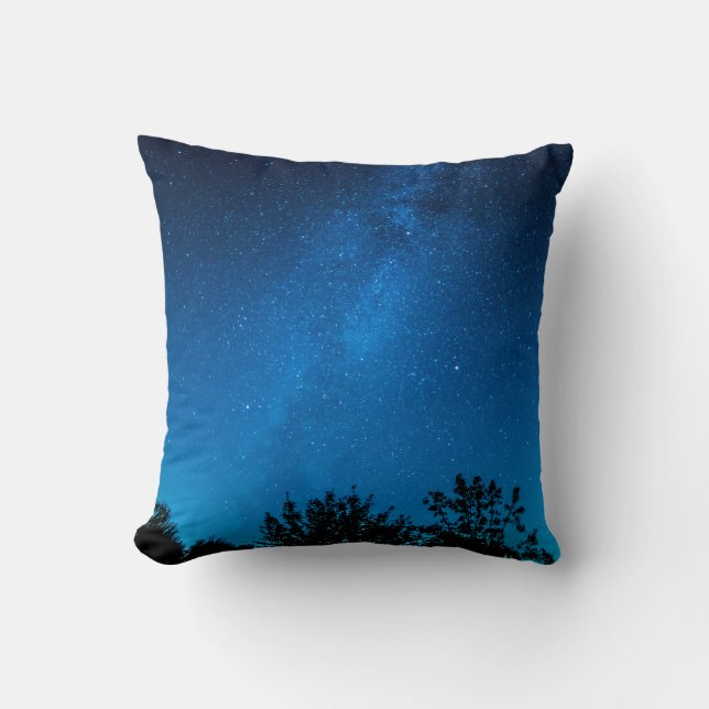 Milky way starry sky star cushion (Front)