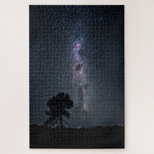milky way stars and a tree jigsaw puzzle
